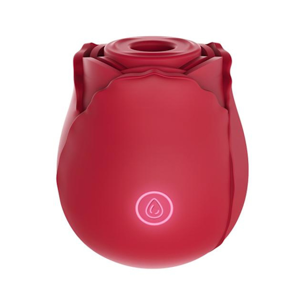 Smooth discreet rose vibrator with fantastic air pressure pulses