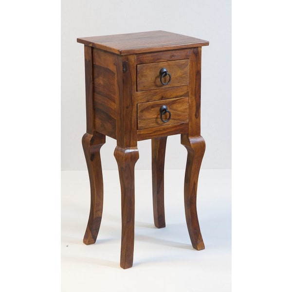 Very beautiful SIDE TABLE two practical drawers 35 x 30 x 77 cm