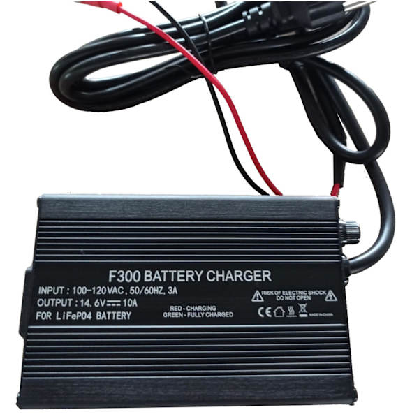 Batteriladdare F300 14,6V, 10 Ah avsedd för Litiumbatterier