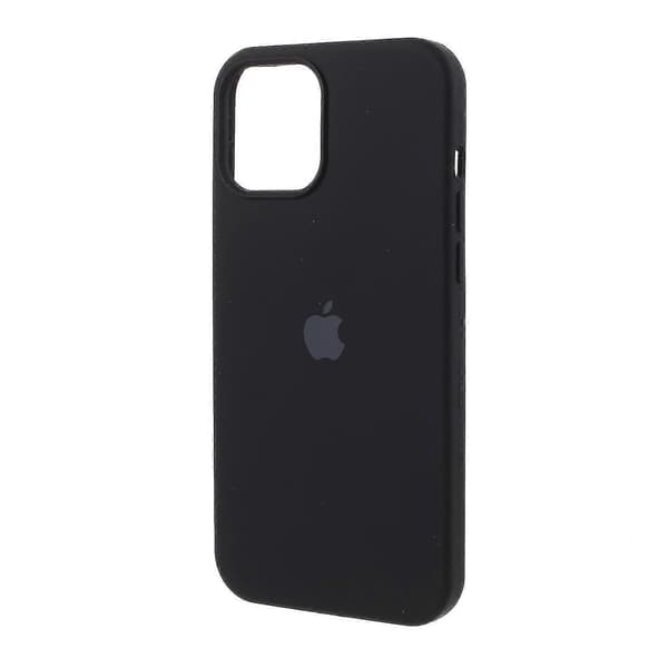 Silkeslent Mjukt Solid Silikon Skal för iPhone 12 Mini (Svart)