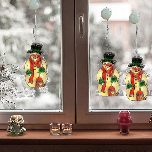 LED Julelys Garland Julepynt Julenissen Juletre