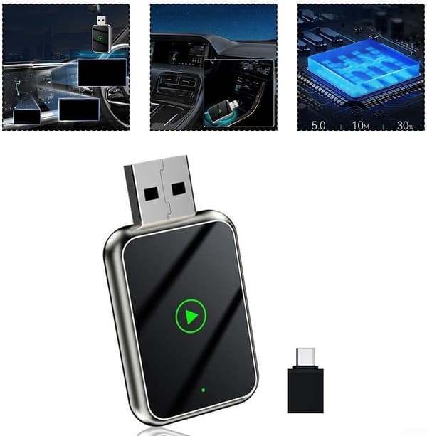 2-in-1 -sovitin - Car-play-sovitin, Mini Smart Box (A)