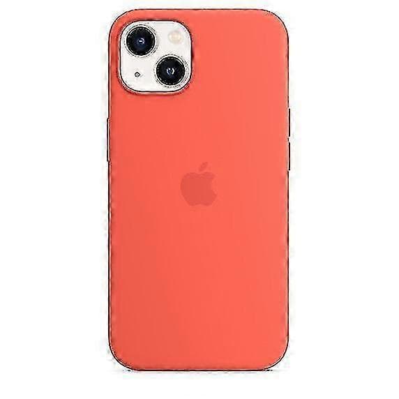 Silikonisuojakotelo iPhone 13 -puhelimelle Magsafe-toiminnolla (Nektariini)