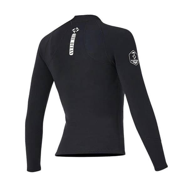 2mm Neopren Herr Dam Dyktop Med Dragkedja Fram Våtdräktsjacka (Dam, 2XL)
