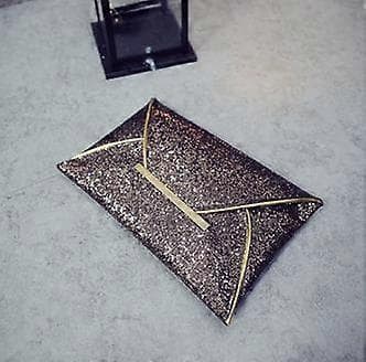 Clutchveske Dame Selskapsveske, brun, 1 pakke