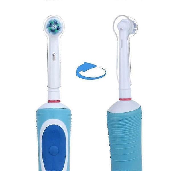 4 stk. Tannbørstehodebeskyttelse for Oral B Elektrisk Tannbørste Erstatningsbørstehode Beskyttelsesdeksel