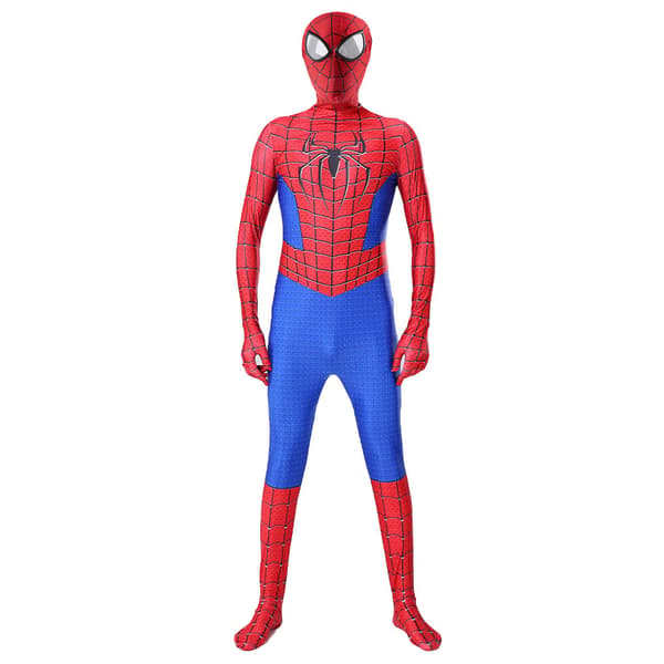 2023-børne Spider-Man Iron Man Kostume Cosplay Panter Venom Jumpsuit.a.-1-3（150cm，3）