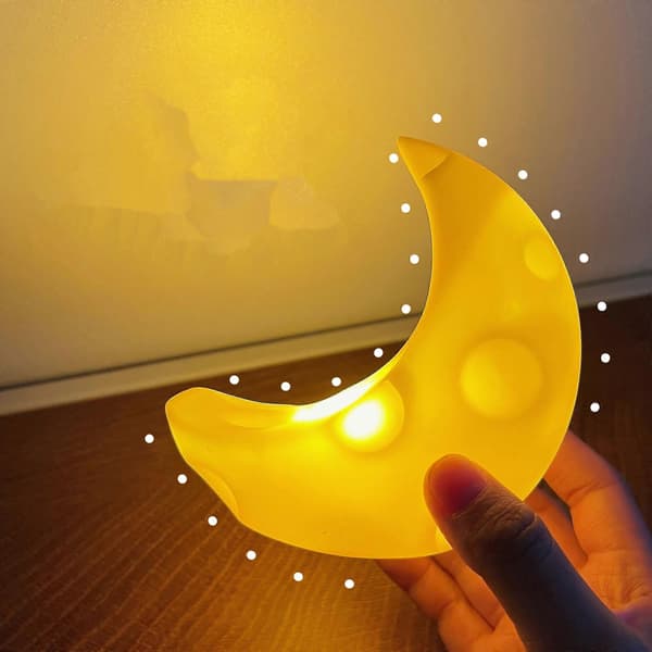 Søt måneformet lampe/ Gaver til venner