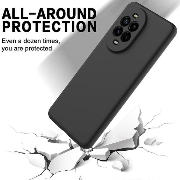 Flytande silikon mobilskal baksida med handledsrem för Huawei nova 14 5G