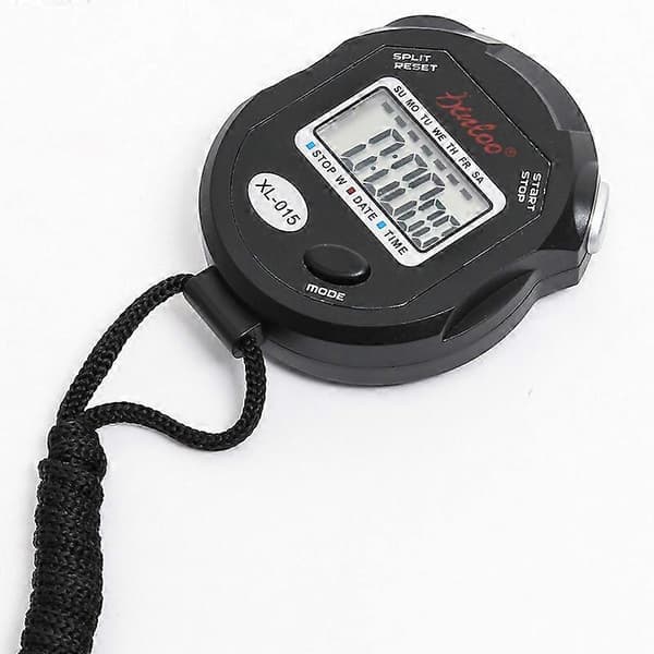 1 kpl Monitoiminen elektroninen sekuntikello, urheilusekuntikello, ABS digitaalinen sekuntikello