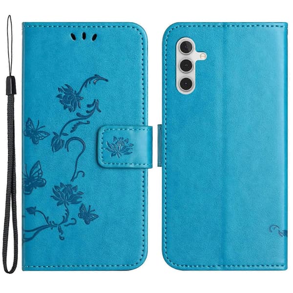 För Galaxy A25 5G (Global Version) (161.0 x 76.5 x 8.3mm) Telefonfodral (Blå)