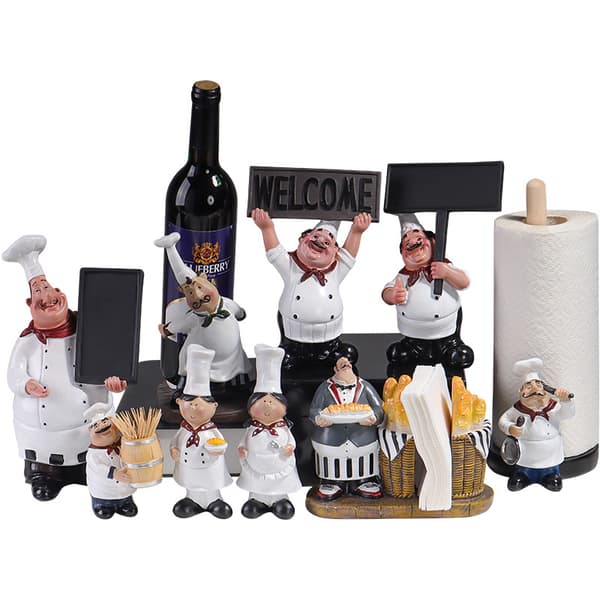 Kockfigurer i europeisk stil, ornament av harts