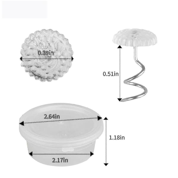 Twist Pins for Sofa Ch Rep 50 stk