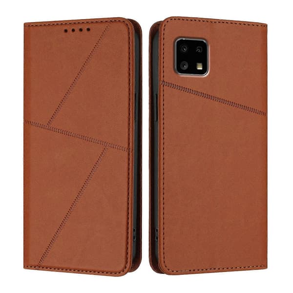 Sharp Aquos Sense 4 / Sense4 Lite Läderfodral (För Sharp Aquos Sense 4 / Sens)