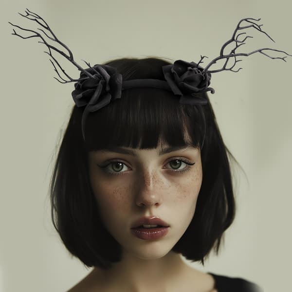 Halloween blomster kranie gevir-398