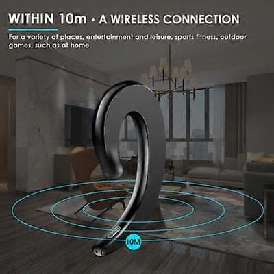 2×Knogleledning Krog Høretelefon Bluetooth Trådløs Stereo Høretelefon Ørepropper Sport