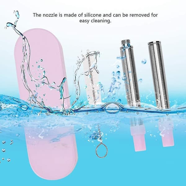 Sammenleggbare gjenbrukbare metallstrå, bærbare teleskopiske sugerør i rustfritt stål