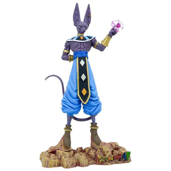 Dragon Ball Animationsfigur Beerus Destructionens Gud Whis Figur Periferimodell Docka Samlarleksak Barnpresent (Beerus)