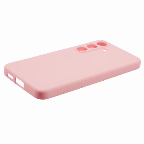 För Samsung Galaxy S25+ Mobilskal Böjd Kant 2.0mm TPU Skyddande Mobilskal - Rosa (Rosa)