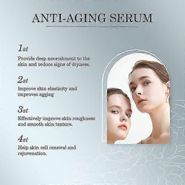 Mikroinfusionssystem til ansigt, mikronåleinfusionssæt, anti-aging og udglattende rynker ansigtsserum (2 æsker)