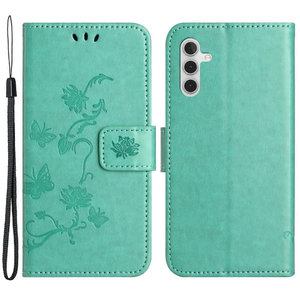 För Galaxy A25 5G (Global Version) (161.0 x 76.5 x 8.3mm) Telefonfodral (Cyan)