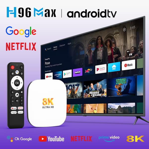H96maxM2PLUS Internet-digiboksi (4+32GB)