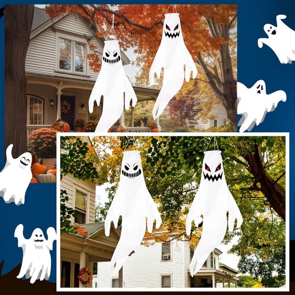 Halloween Selvlysende Spøgelsesflag (Ikke-selvlysende)-155