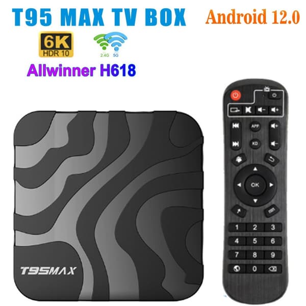 T95MAX nettverksdekoder Allwinner H618 (4+32GB)
