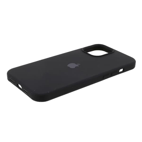 Silkeslent Mjukt Solid Silikon Skal för iPhone 12 Mini (Svart)
