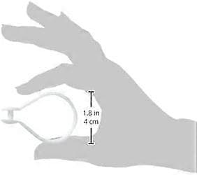 Pakke med 25 stk. 40 mm snap-in dusjforhengringer