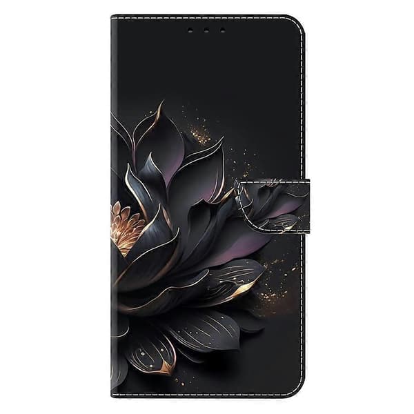 Til iPhone 17 Etui Magnetisk Lukning 3D Mønster Læder Wallet Telefon Etui