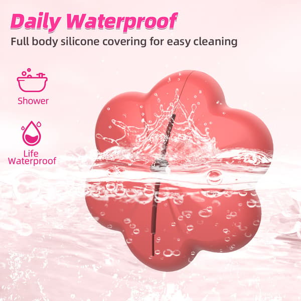 Nippelvibrator, silikon lett usynlig nippelleke, egnet for kvinnelige par (rosa)