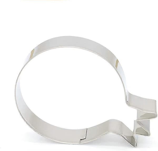 Cookie Cutter Mold i rustfritt stål Granatepleform DIY Sjokoladeform Kopp Dessert Bakeform