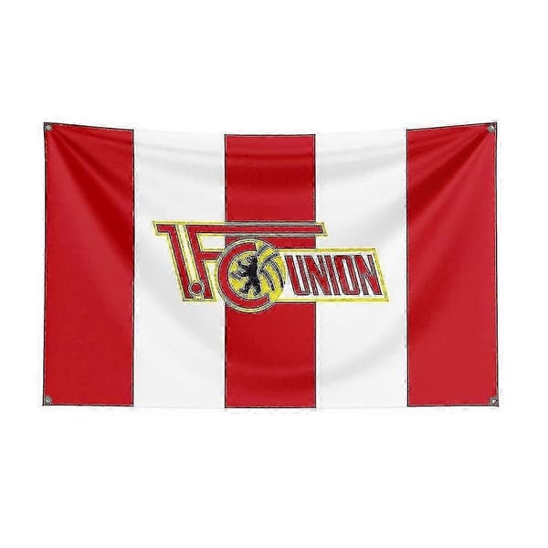 3x5 Fc Union Berlin Flagg Polyester Trykt Racing Sport Banner For Dekor (E, 60 x 90cm)