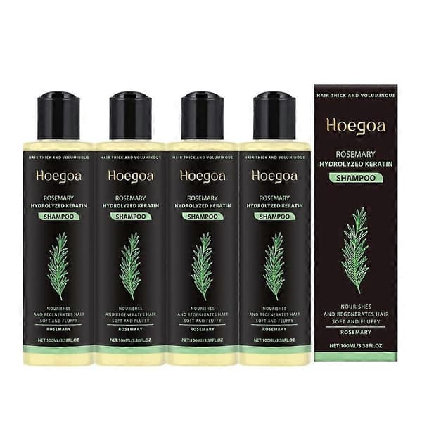 1-5x Tgideas Rosmarin Anti-Håravfall Schampo + Kaviar Hårmask Set, Främjar Hårväxt, Kontrollerar Olja & Mjäll (4 st)