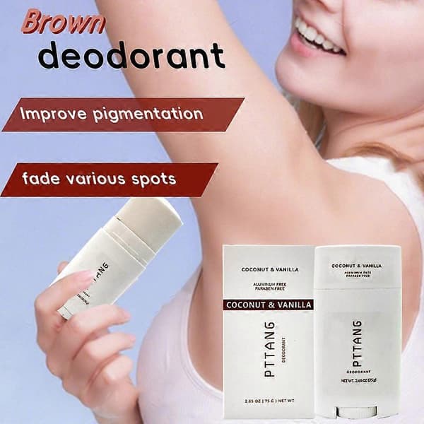 Native Aluminiumfri Ren Deodorant med Naturligt Afledte Ingredienser (Brun)