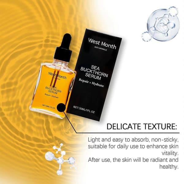 1~3x Tindvedserum Tørre fine linjer Anti-aldring Solbrenthet Aldring Tindvedserum 30ml.hot（3PCS）