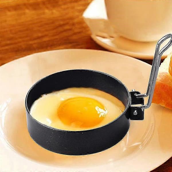 2 stk. Eggeformringer Kokerringer Rustfritt stål For steking Forming Kjøkken