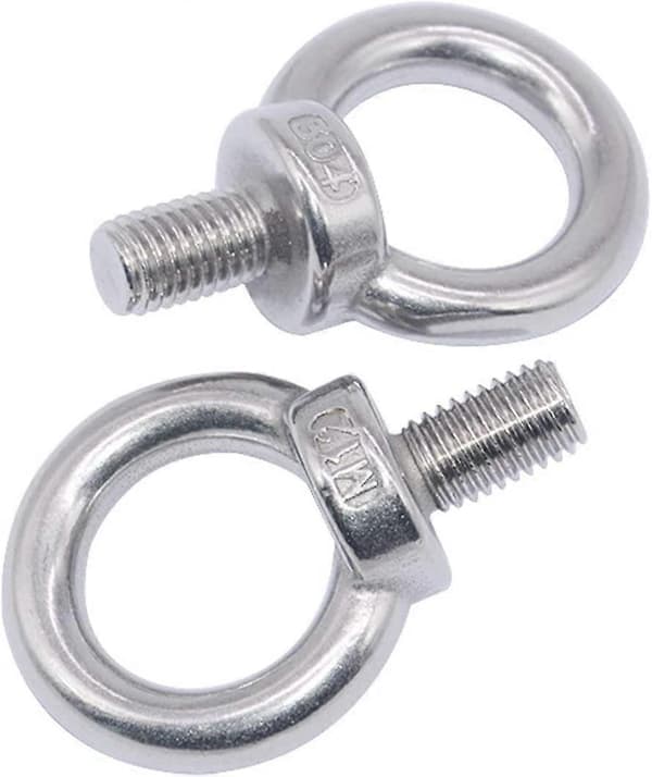 12 stk. Øjeløftering Bolte Gevind Wire Tie 304 Rustfrit Stål M5