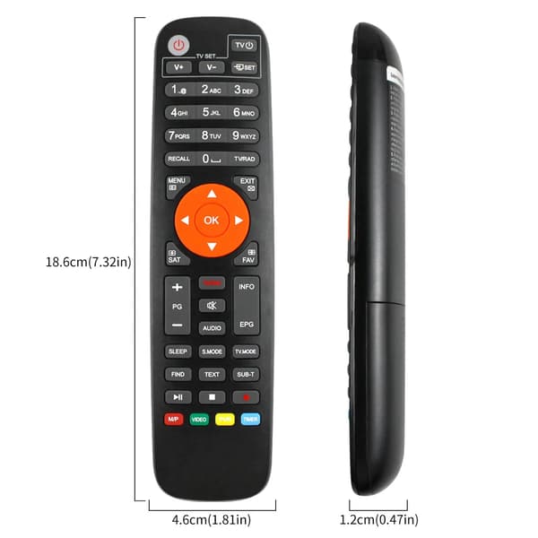 GTmedia V7 S5X Internet Set-Top Box TV Fjärrkontroll