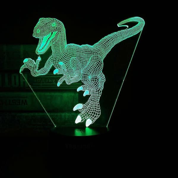 Dinosaur Nattlampe Dinosaur Leketøy Gaver til Gutter Tenåringer Barn Bursdag Halloween Jul