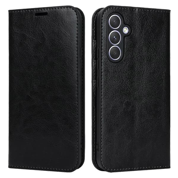 Plånboksfodral i Läder med Ställ för Samsung Galaxy A54 5G