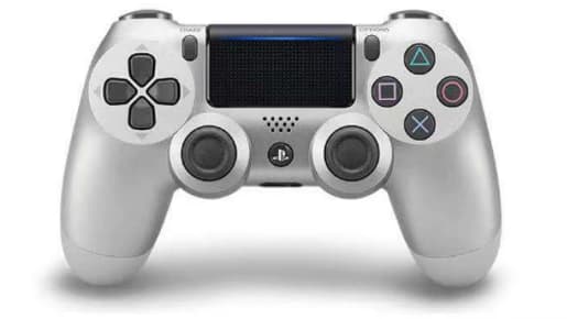 fro Trådlös handkontroll för PS4, kompatibel med PlayStation PS4-konsoler/Steam-konsoler, noll latens Bluetooth. Silver