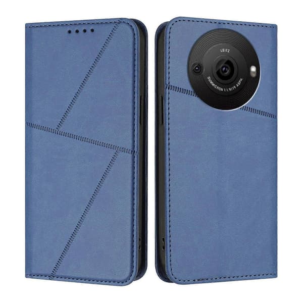 Sharp Aquos R8 Pro Lær Telefonveske (For Sharp Aquos R8 Pro)