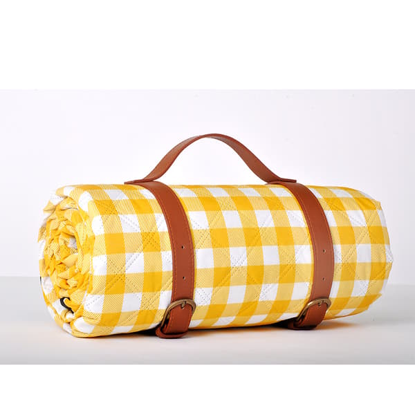Picnicmåtte i læder