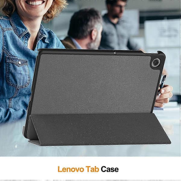 Lenovo Tab TB311FU Tablet Skydd med Anti-Fall Läderstativ och Skydd (Grå)