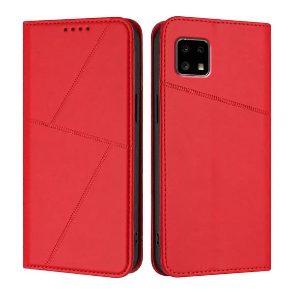Sharp Aquos Sense 4 / Sense4 Lite Läderfodral (För Sharp Aquos Sense 4 / Sens)