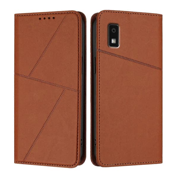 Sharp Aquos Wish3 Læder Telefon Cover (Til Sharp Aquos Wish3)