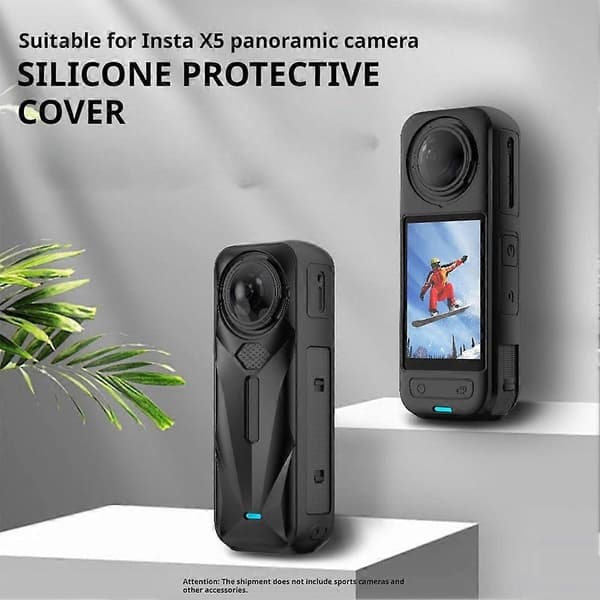 Beskyttelsesetui for Insta-360 X5, Mykt silikondeksel All-Ro