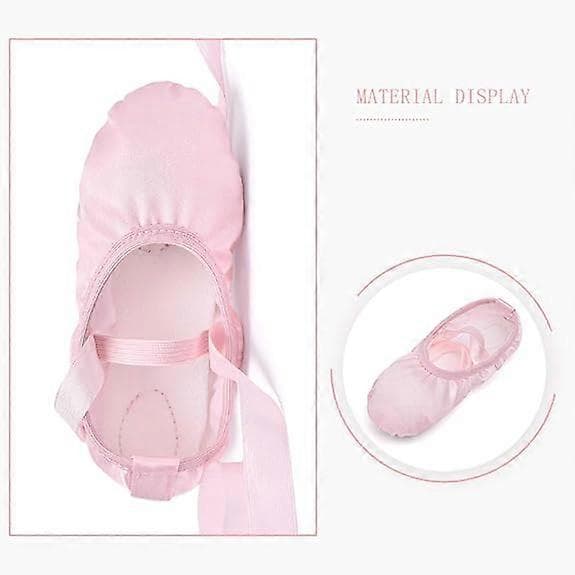 Ballettskor för småbarnsflickor Satin/Glitter Balettskor Dansskor (Barn), storlek - 16,5 cm